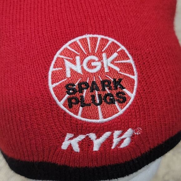 NGK SPARKPLUGS AUTOPARTS INT. MENS WINTER BEANIE OSFM - Picture 2 of 4